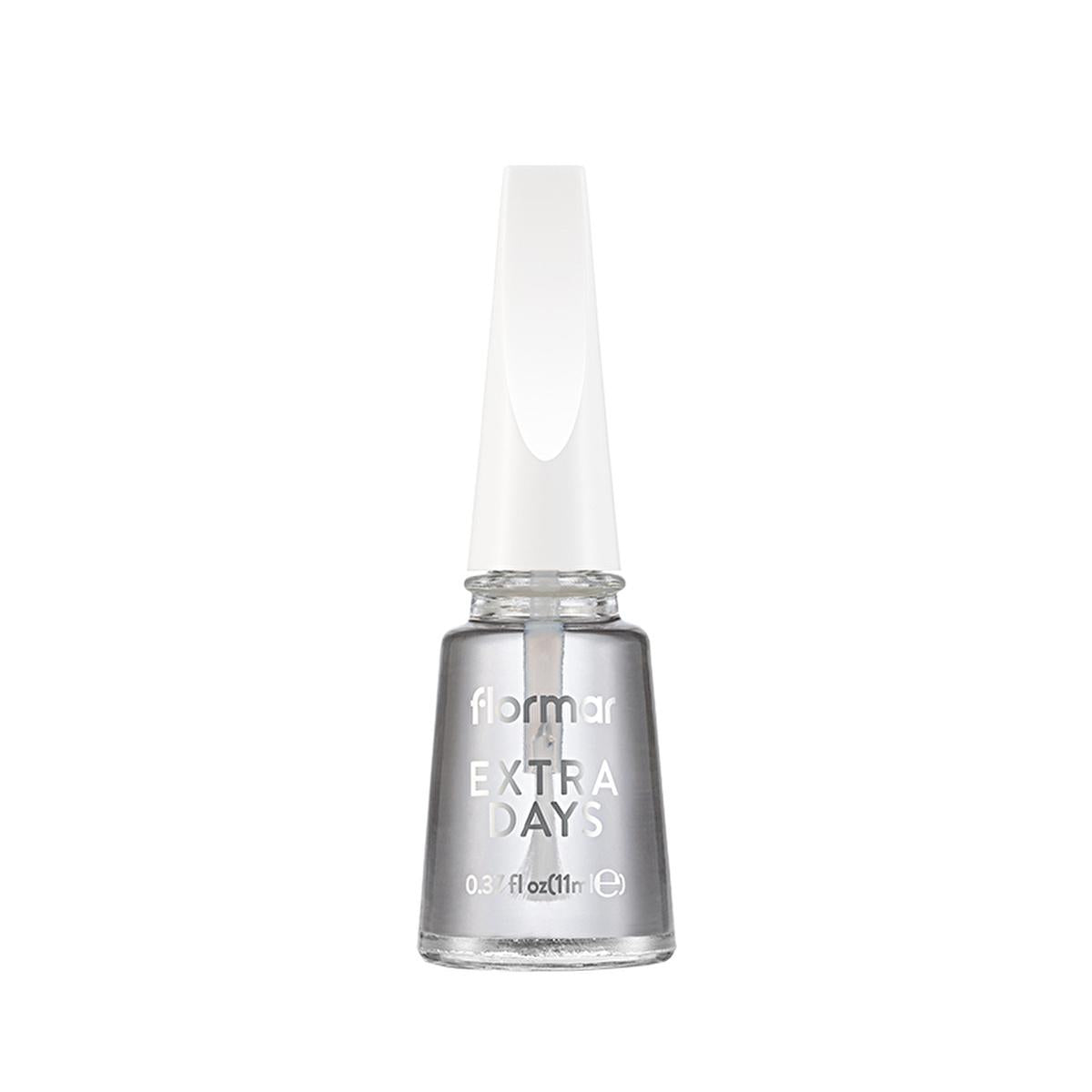 Flormar Extra Days Nail Polish Top Coat - Long-Lasting, Shiny Finish, Fast-Drying Nail Care