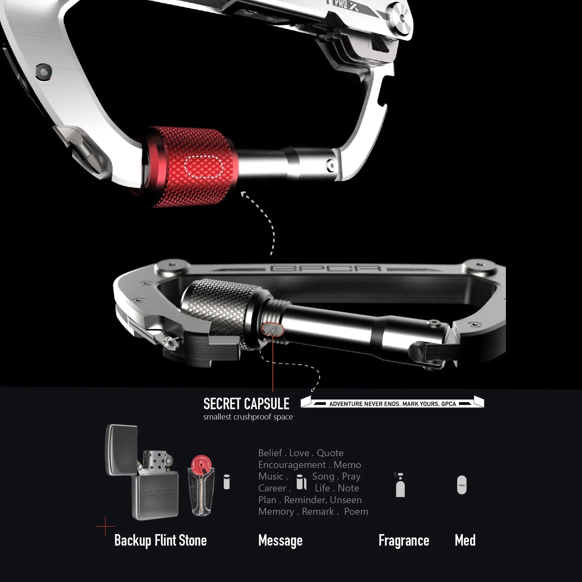 GPCA GPCA Carabiner PRO X KEY — product on model