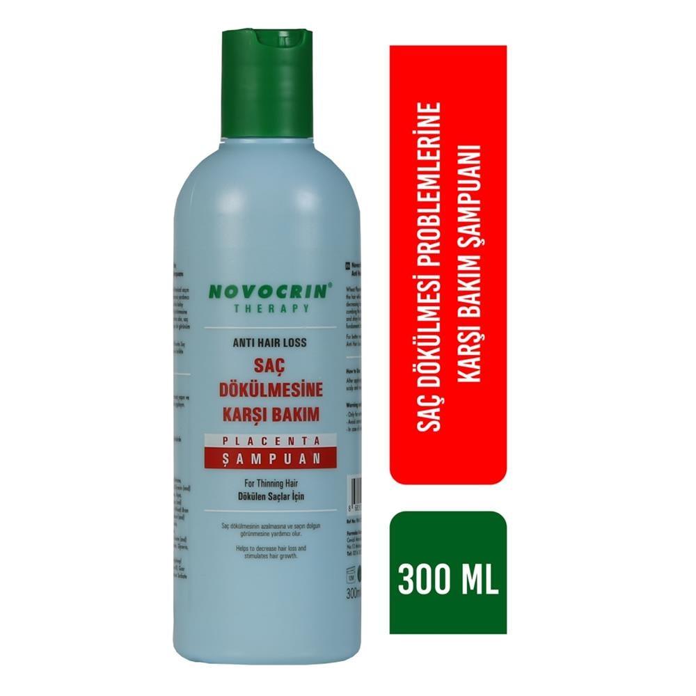 Novocrin Placenta Anti-Hair Loss Shampoo 300ml - Nourishes & Strengthens Hair