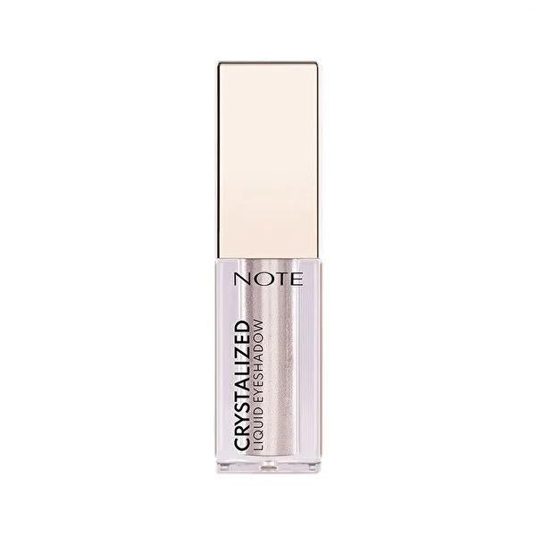 Note Cosmetics Crystalized Liquid Eyeshadow: High Pigment, Long-Lasting, Crease-Resistant Metallic Matte Eye Makeup - #06