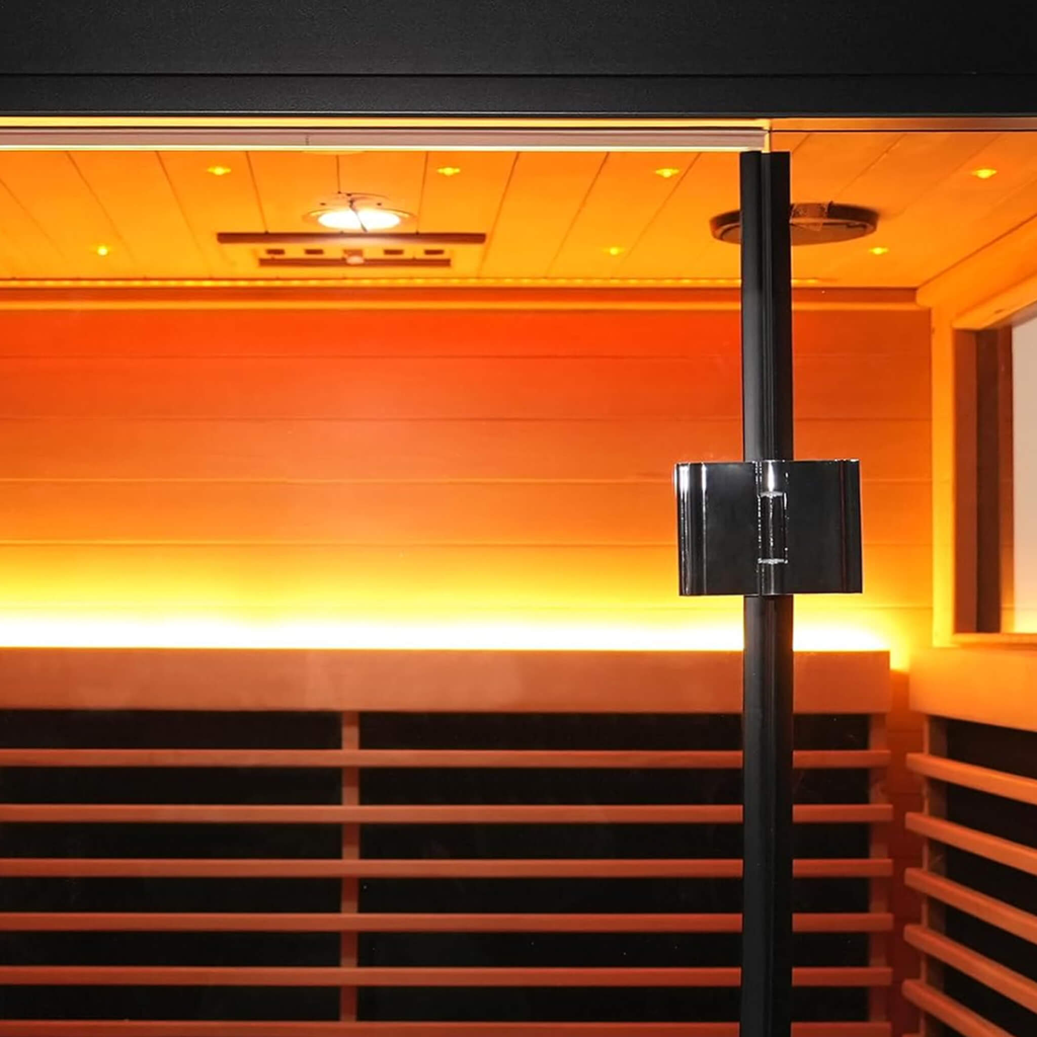 Thermora Lugano 2-Person Outdoor Full-Spectrum Infrared Sauna With Aluminum Alloy Exterior & WiFi (SAK14973) – SAKSBY WHOLESA
