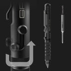GPCA GP 1945 Bolt-Action Pen PRO — Titanium & Aluminum EDC — detail close-up