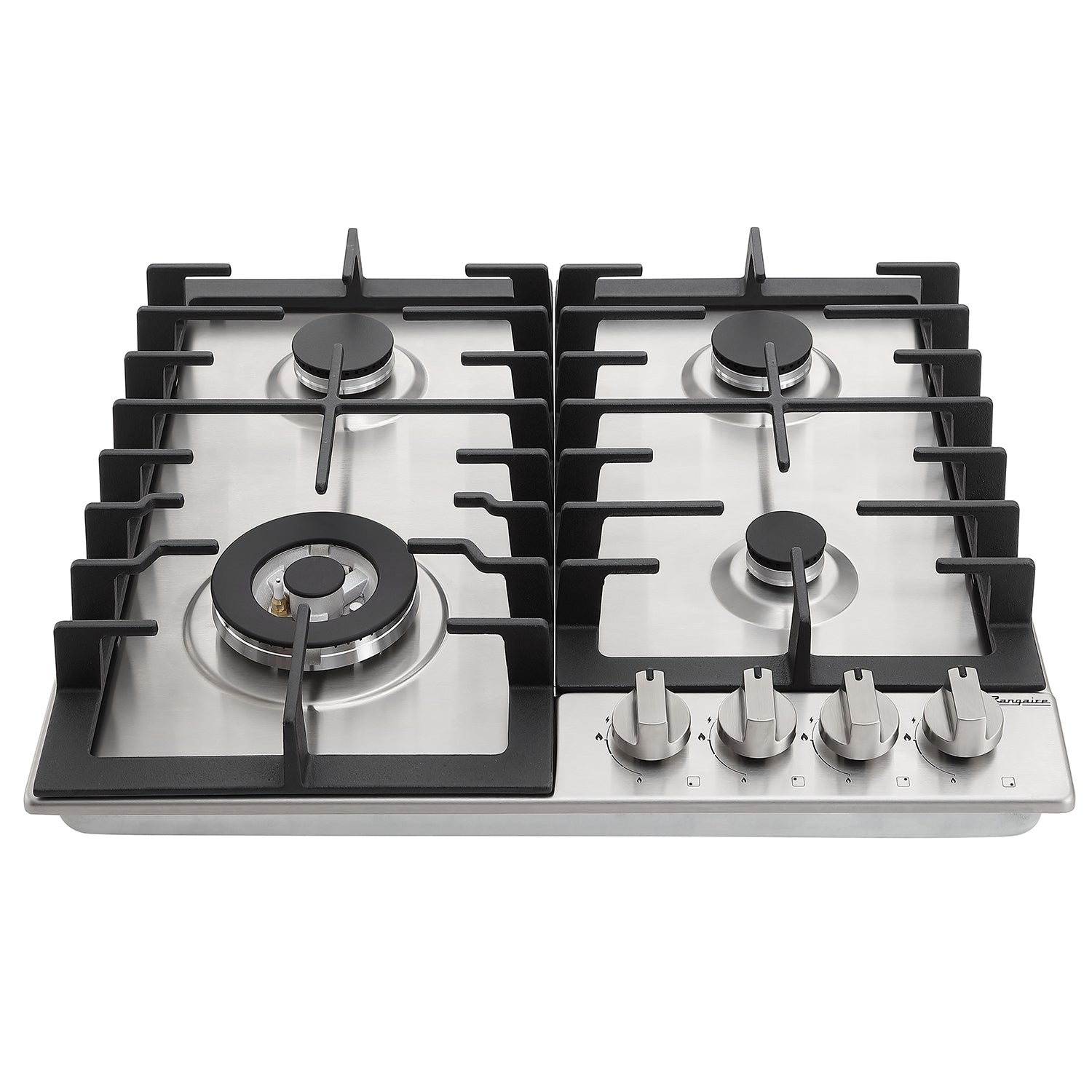 Rangaire 24" Gas Cooktop 4 Burners Stainless Steel RCG241S – Rangaire Appliances, view 8