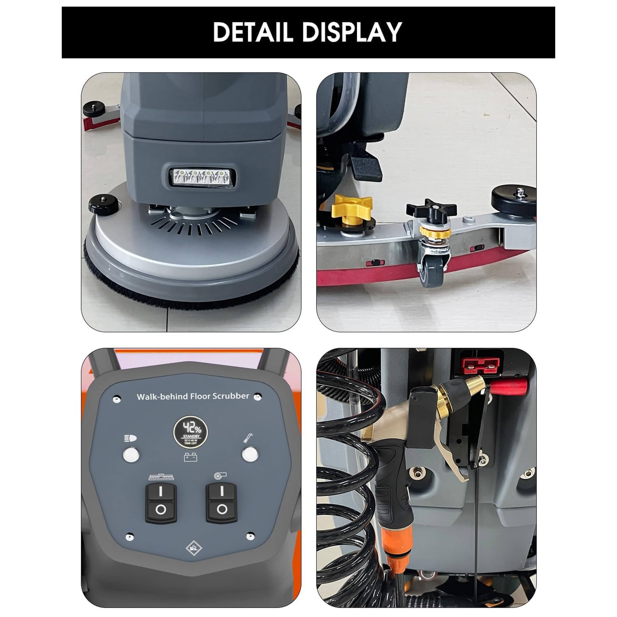 20-Inch Heavy-Duty All-In-One Commercial Electric Walk-Behind Floor Scrubber (SAK52973) – SAKSBY WHOLESALE, view 5