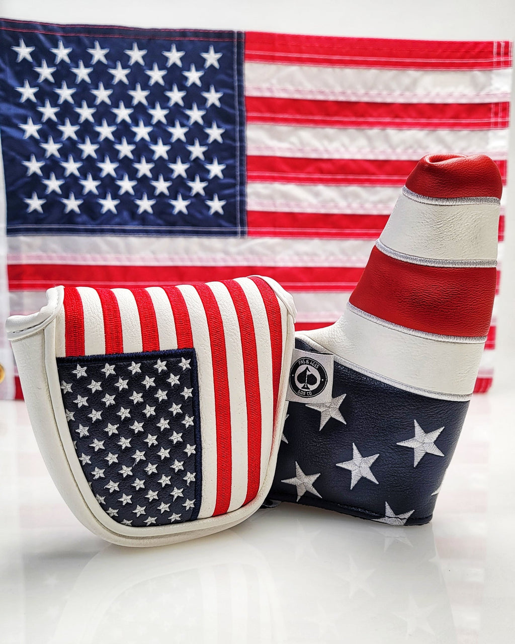 USA Tribute - Mallet Putter Cover – Pins and Aces, view 10