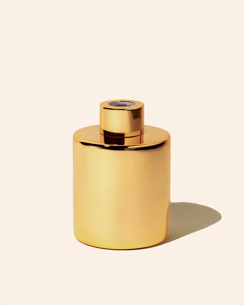 5oz mod diffuser set- translucent naked w/lustrous gold collar pack of 12 – makesy®, view 3