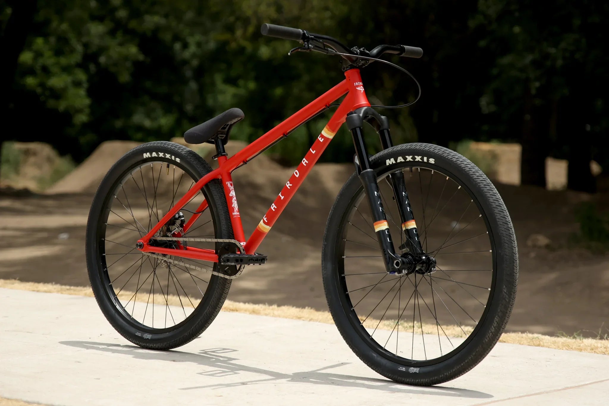 Fairdale Hareraiser FX 26″ DJ Complete Bike - Matte Fire Engine Red