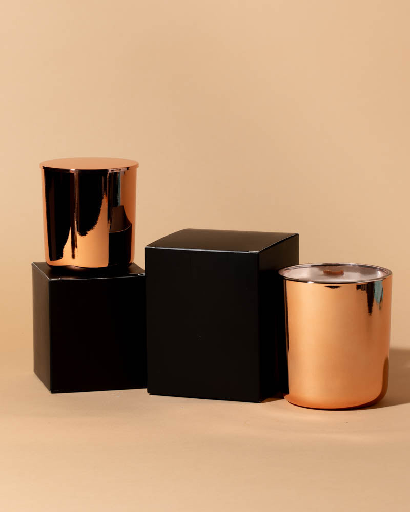 soft touch candle box - black – makesy®, view 2