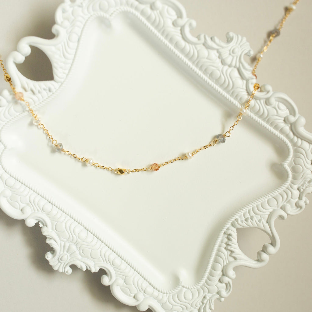 PARKEN JEWELRY Gemstone Martini Chains — necklaces category context
