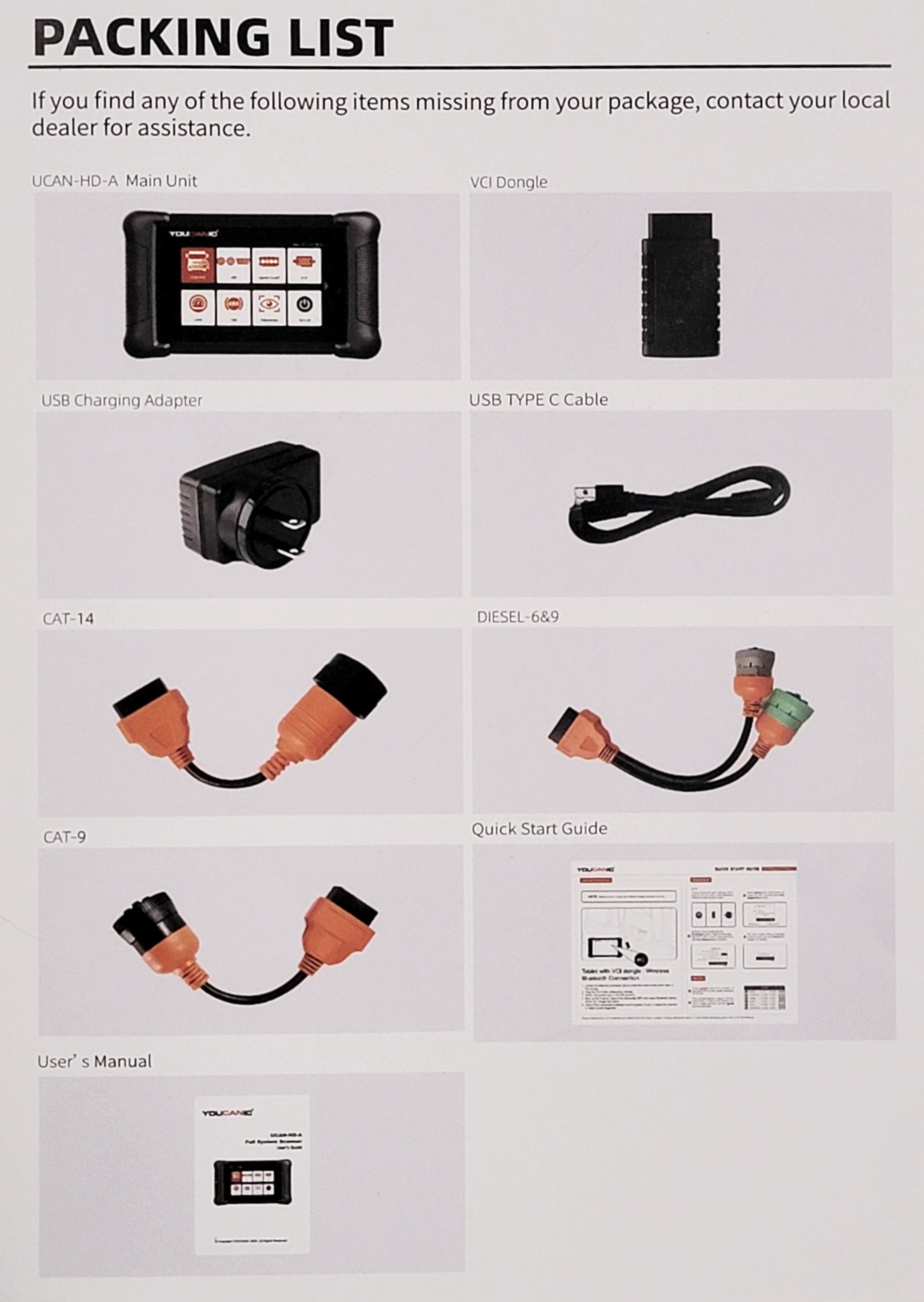 YOUCANIC UCAN-HD-A Heavy-Duty Diesel Truck Scanner — detail shot 8