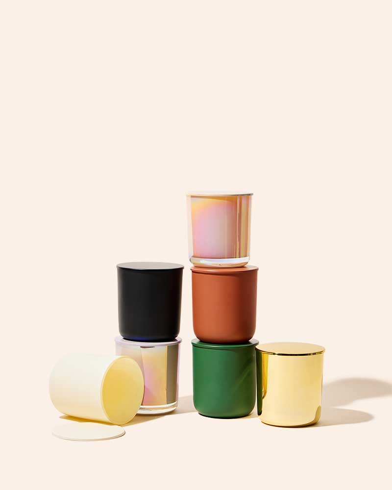 8oz aura® candle vessel & lid – makesy®