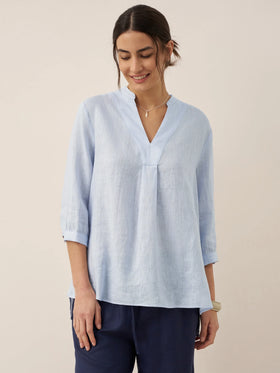100% Linen Dress Shirt JOANNA