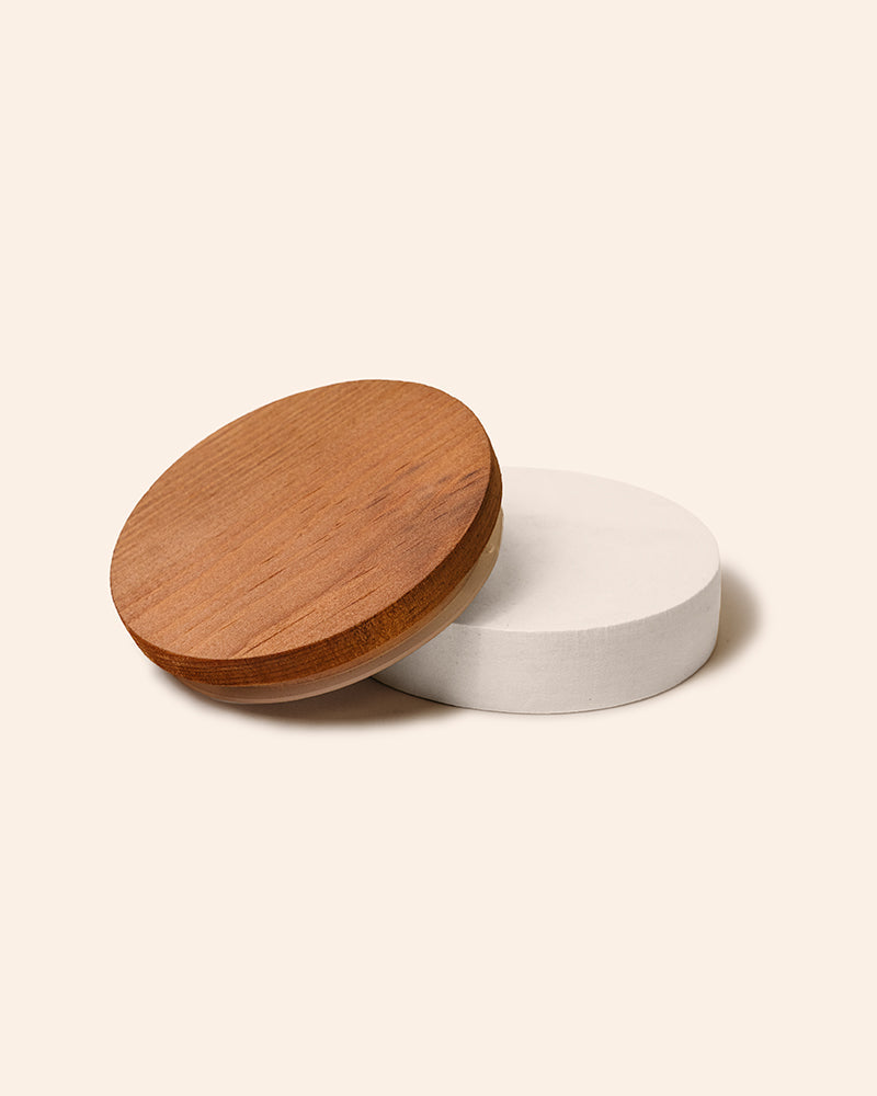 thick wood candle lid with gasket – makesy®, view 6