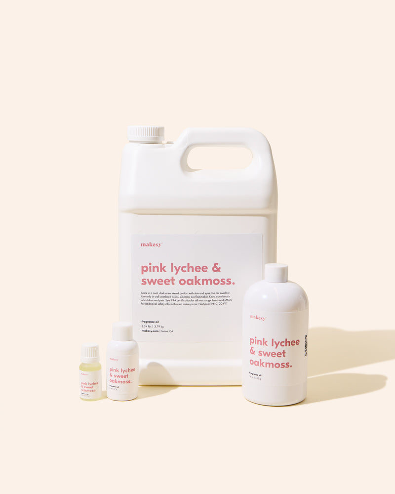 pink lychee & sweet oakmoss™ fragrance oil – makesy®, view 3