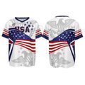 2026 America Soccer Jersey for Men – USA Football Fan Shirt, Quick-Drying V-Neck Casual Sportswear