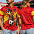 2026 Spain Soccer T-Shirt for Men – Spanish Football Fan Tee, National Team Pride Sportswear