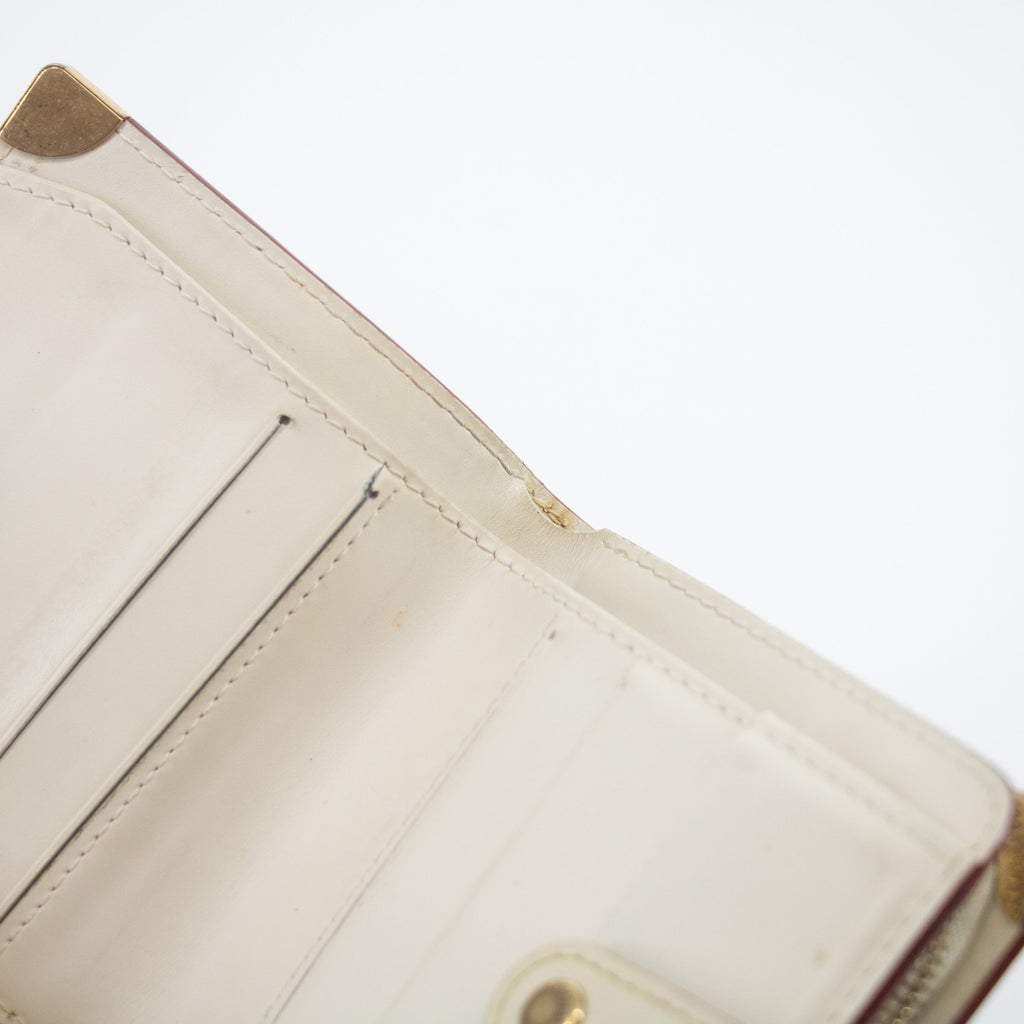Bolt Boutique Louis Vuitton Ivory Suhali Compact Zippy Wallet  #2055 — in-use photo