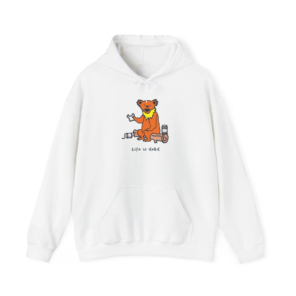 Life is Dead Snackin' Bear Hoodie