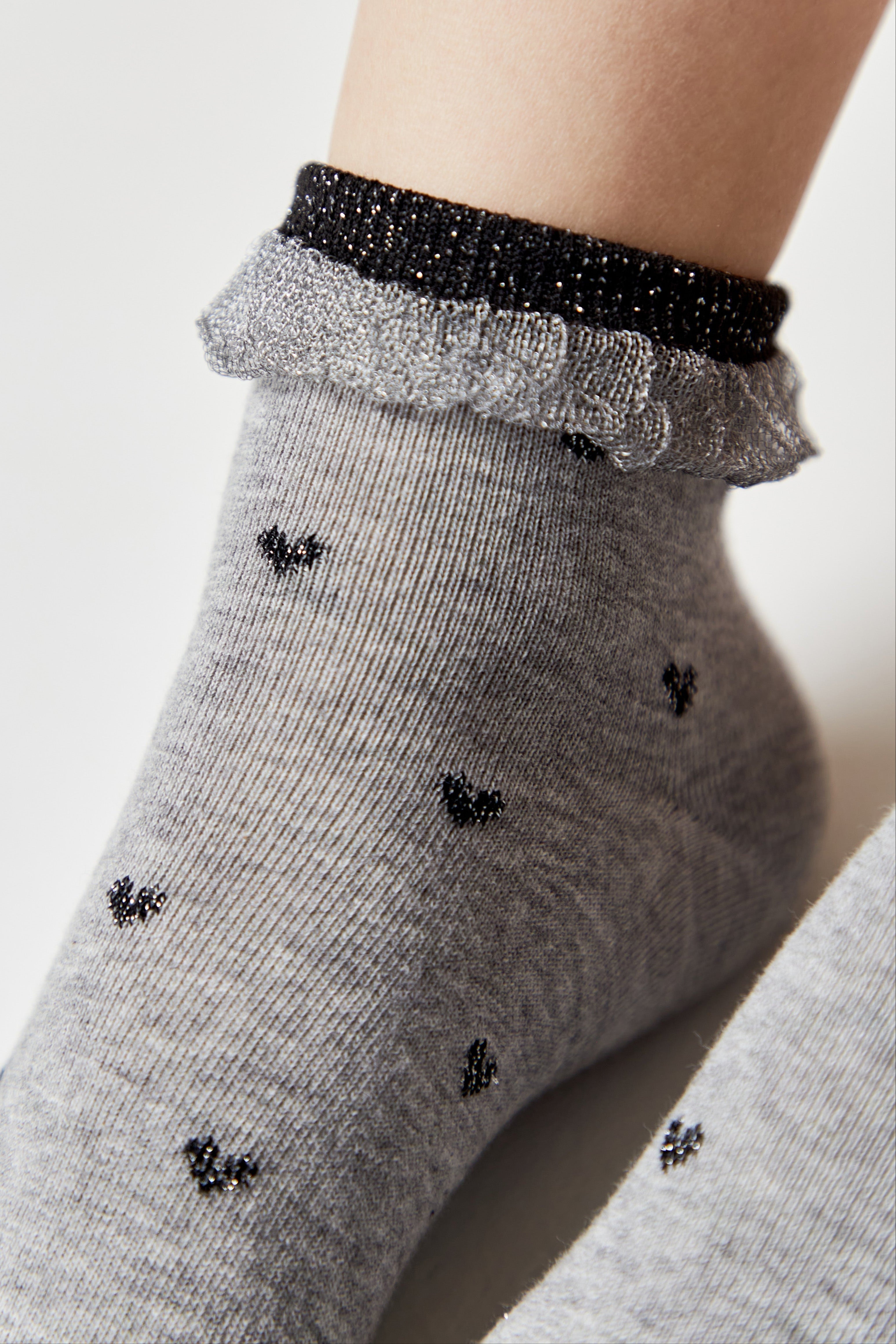TheRanok.com Conte Cotton Socks Classic - 243 Airy Sole and Lurex — feature highlight