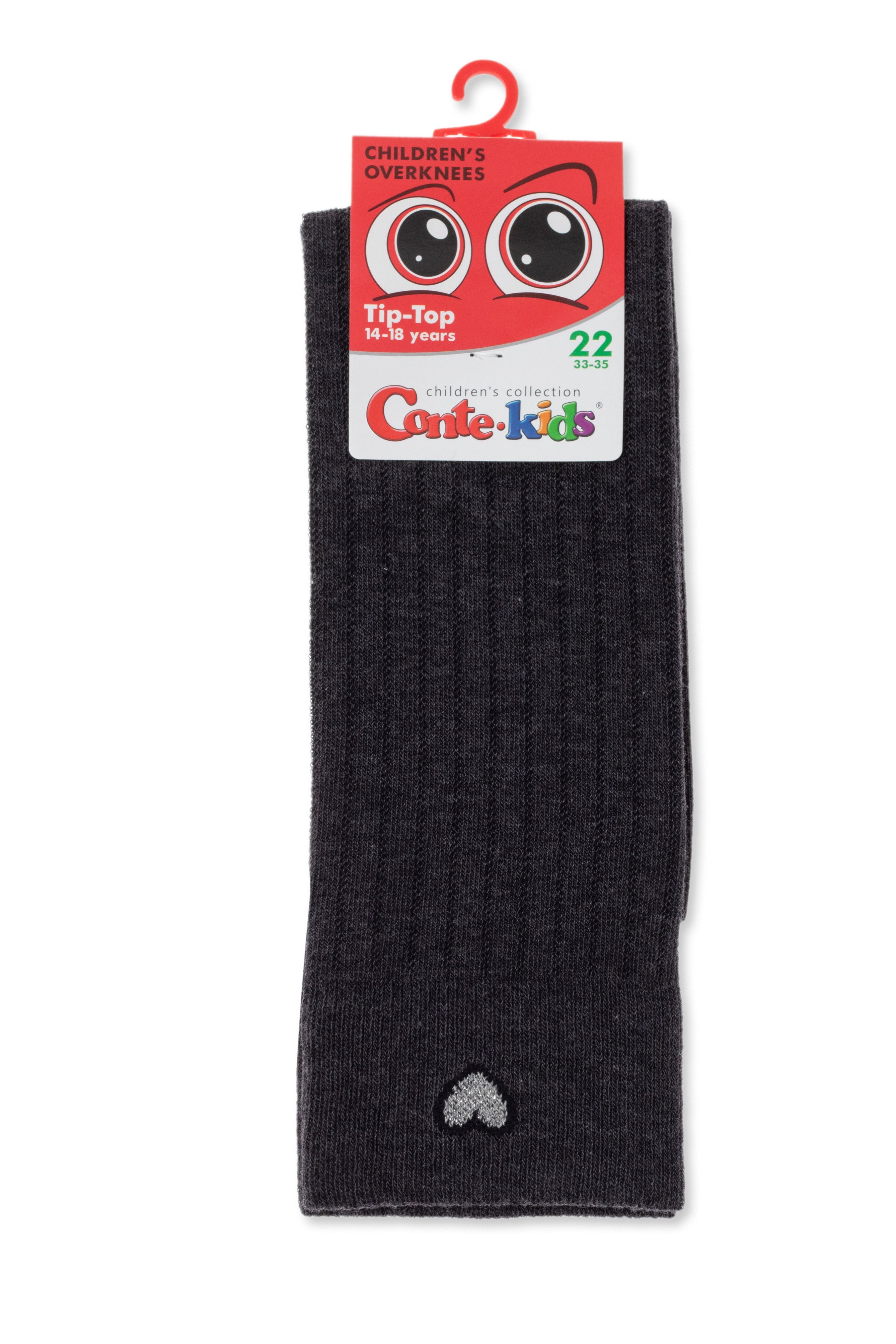 TheRanok.com Conte-Kids Classic Cotton Knee-High Socks - Tip-Top 052 — side view