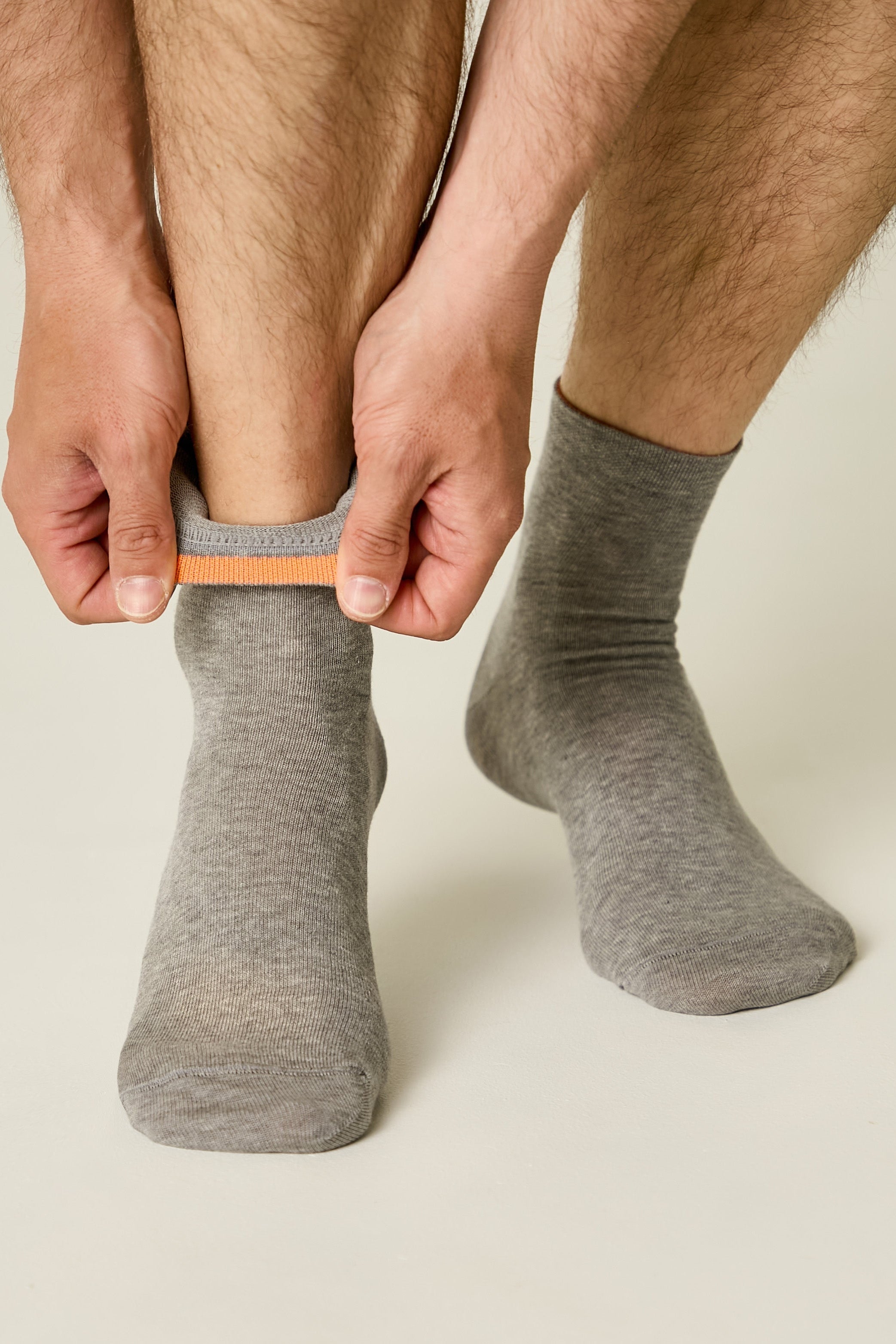 TheRanok.com Conte Cotton Mid-Length Socks Diwari Active 148 — back view