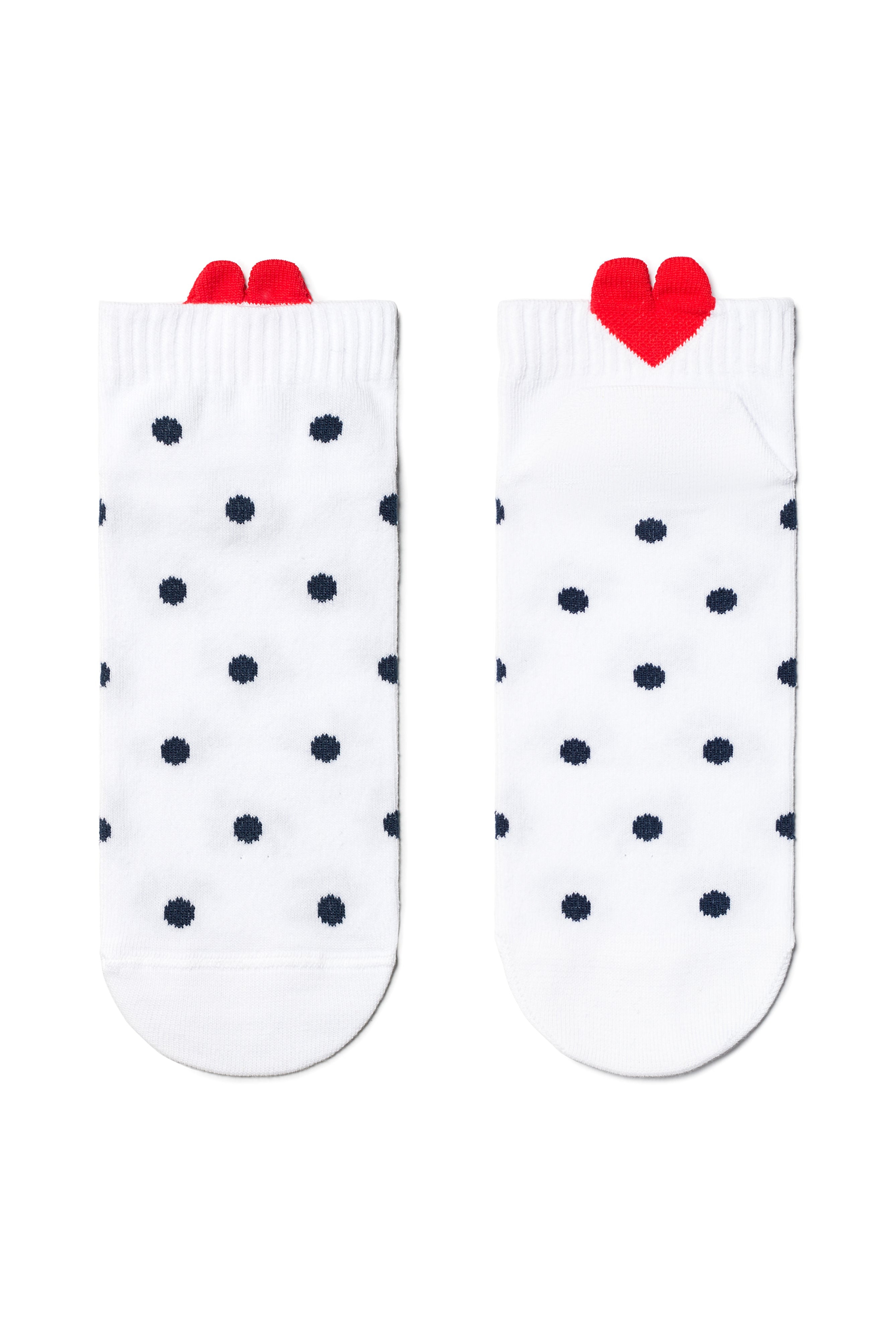 TheRanok.com Cotton Ankle Socks Conte Active - Polka Dots 222 — lifestyle context
