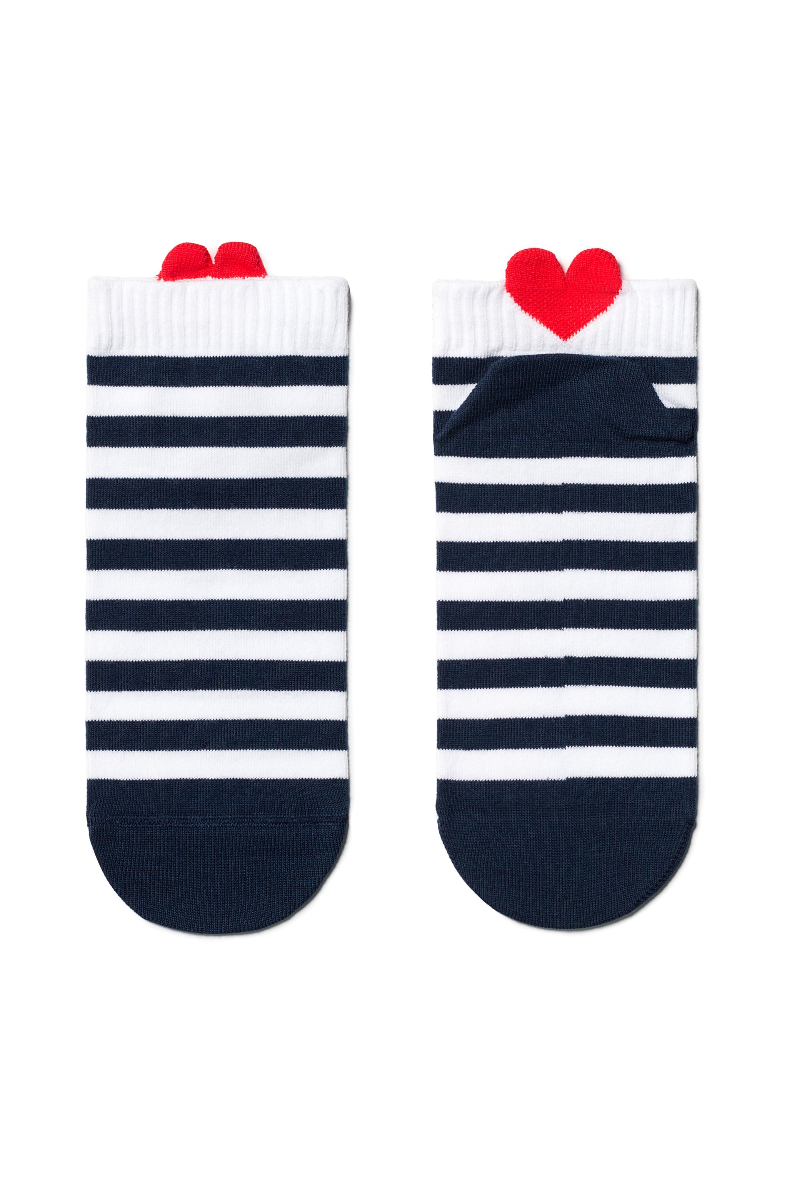 TheRanok.com Cotton Ankle Socks Conte Active - Stripes 223 — side view