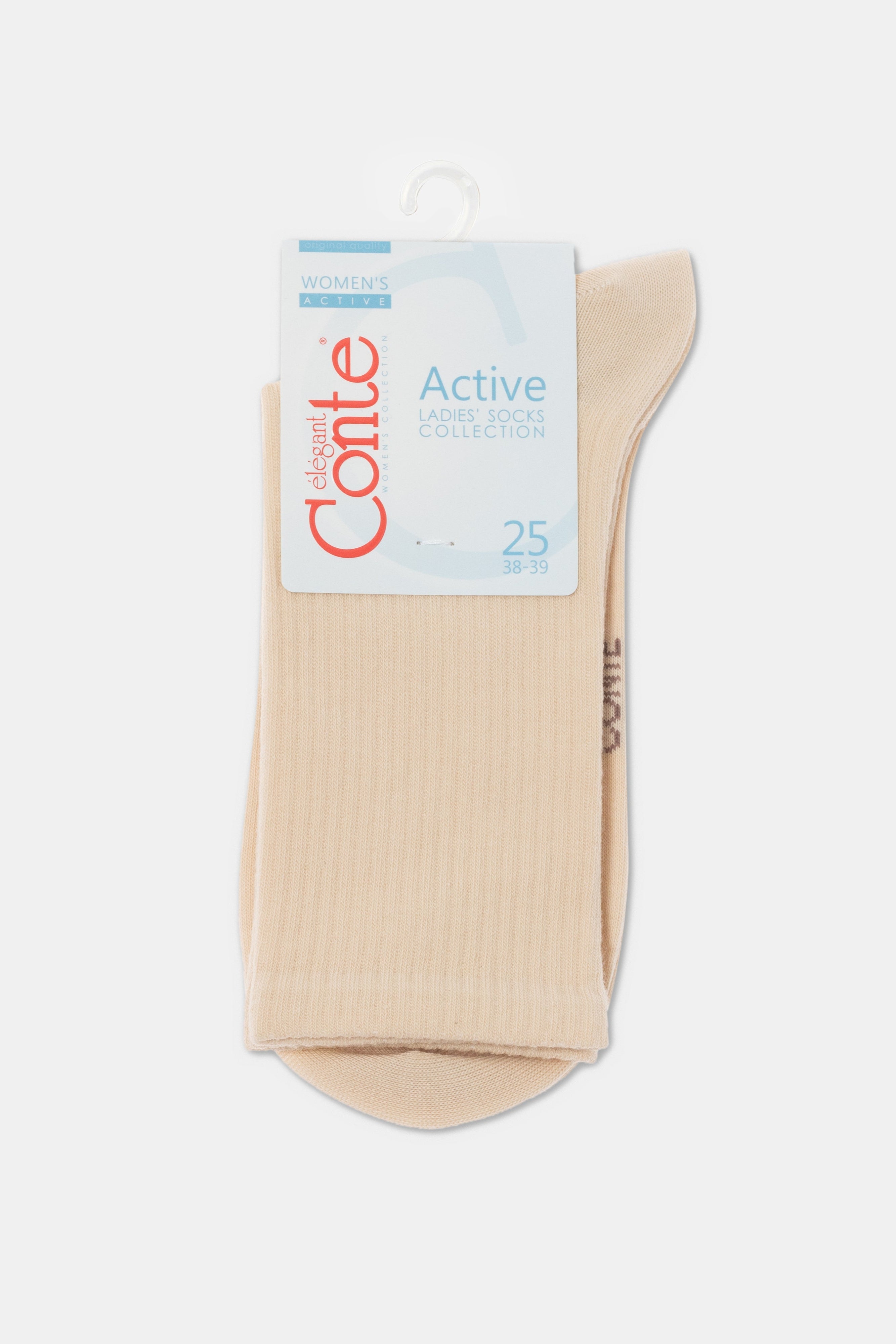 TheRanok.com Conte Cotton Long Socks Active 000 — product on model