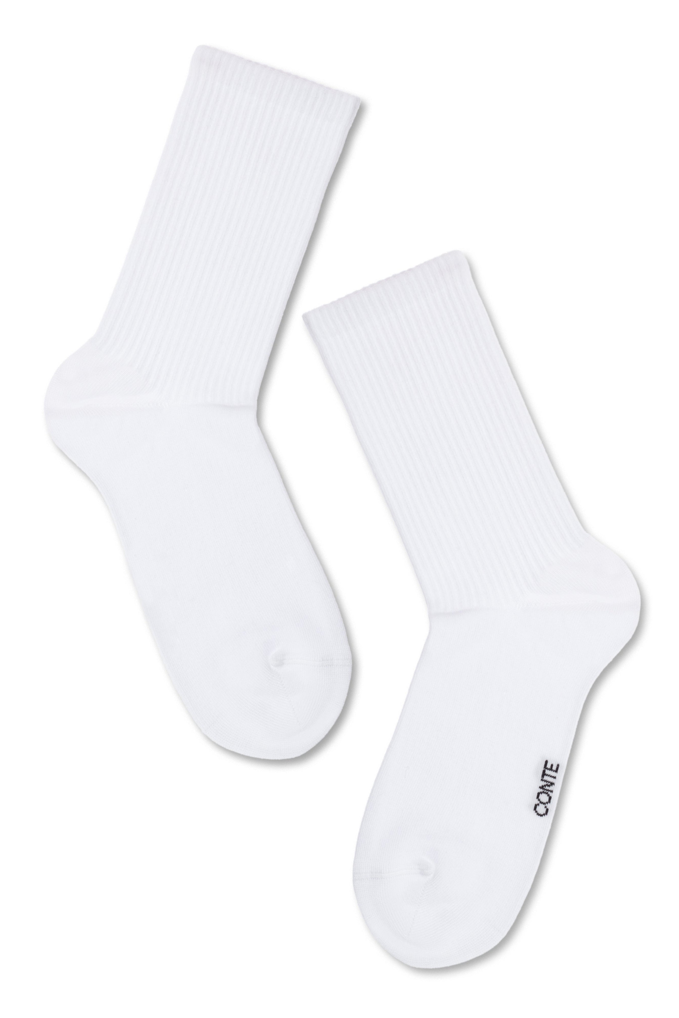 TheRanok.com Conte Cotton Long Socks Active 000 — detail close-up