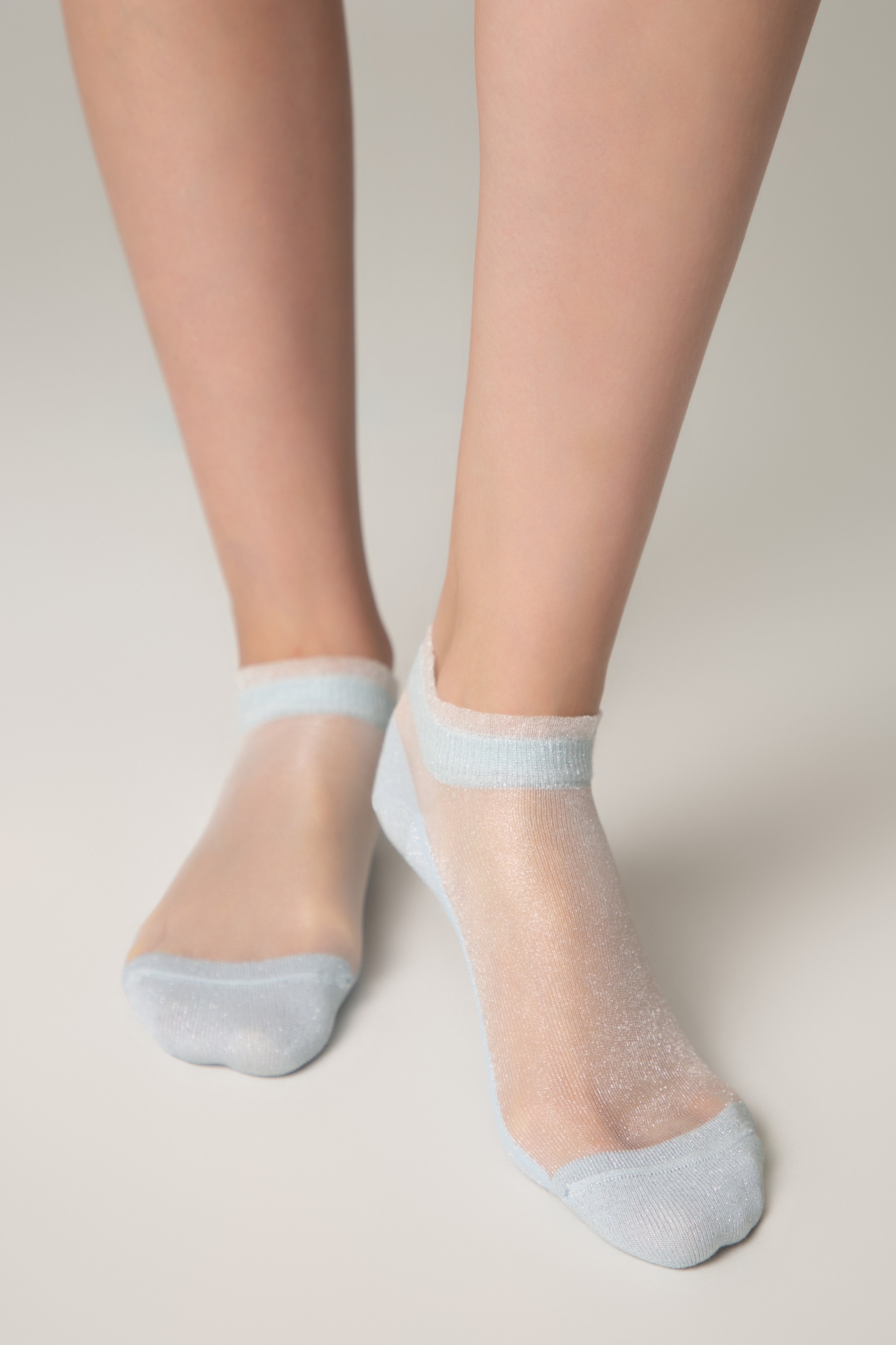 TheRanok.com Ankle Socks Conte Active - 229 Transparent with Lurex — feature highlight