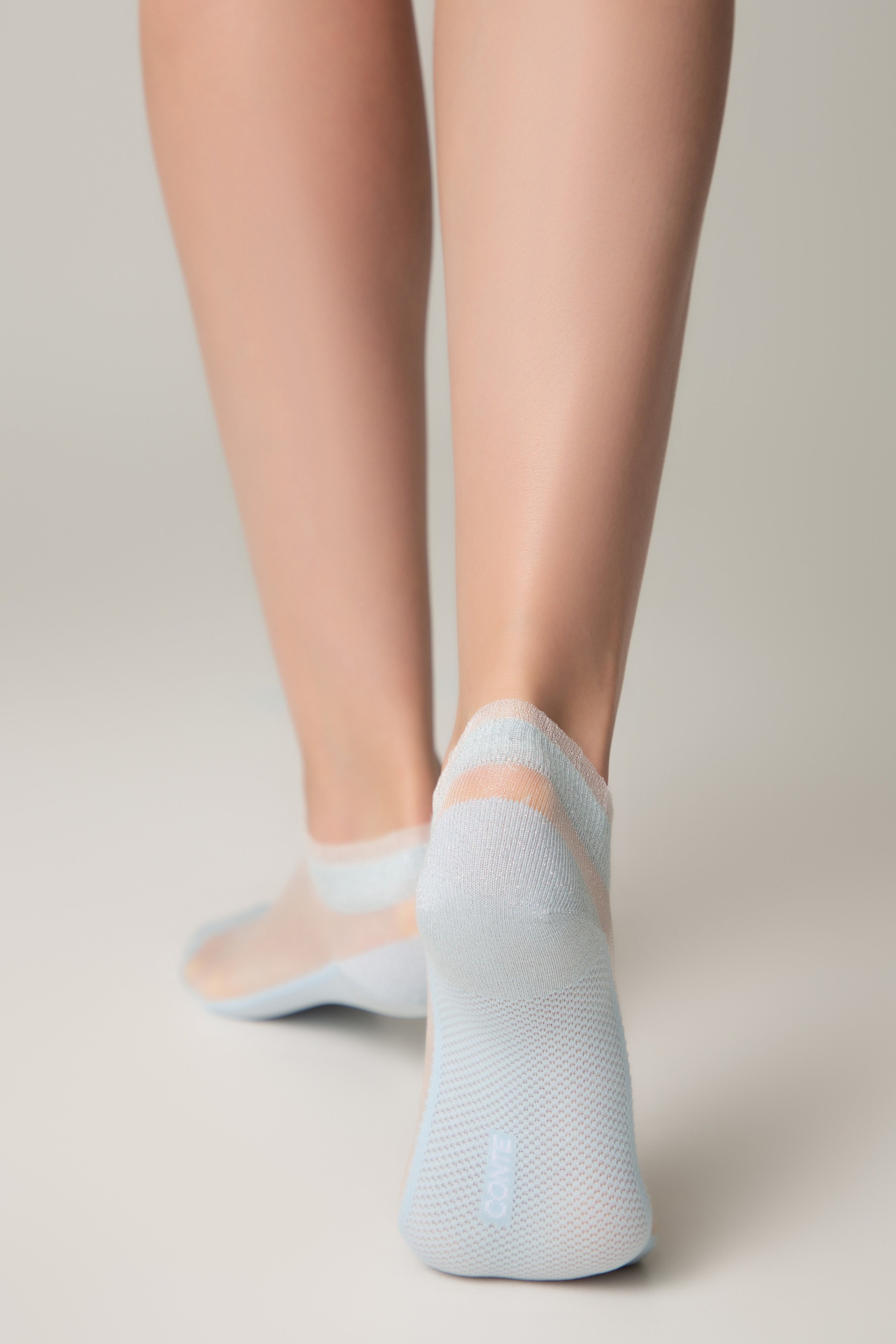 TheRanok.com Ankle Socks Conte Active - 229 Transparent with Lurex — main product shot