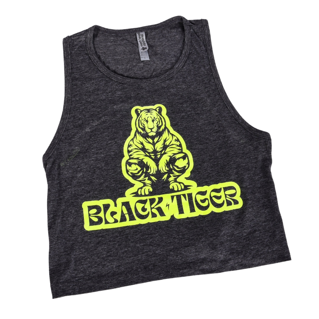 Black Tiger International Ladies Tank Top — detail and construction
