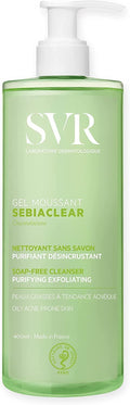 SVR Sebiaclear Gel Moussant 400ml - Gentle Facial Cleansing Gel for Oily & Sensitive Skin