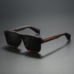 Acetate-Style Polarized Fashion Sunglasses – Unisex Luxury Look