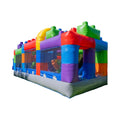 20FT Giant Multicolor Block Inflatable Obstacle Course With Large Mesh Windows (SAK75192) – SAKSBY WHOLESALE