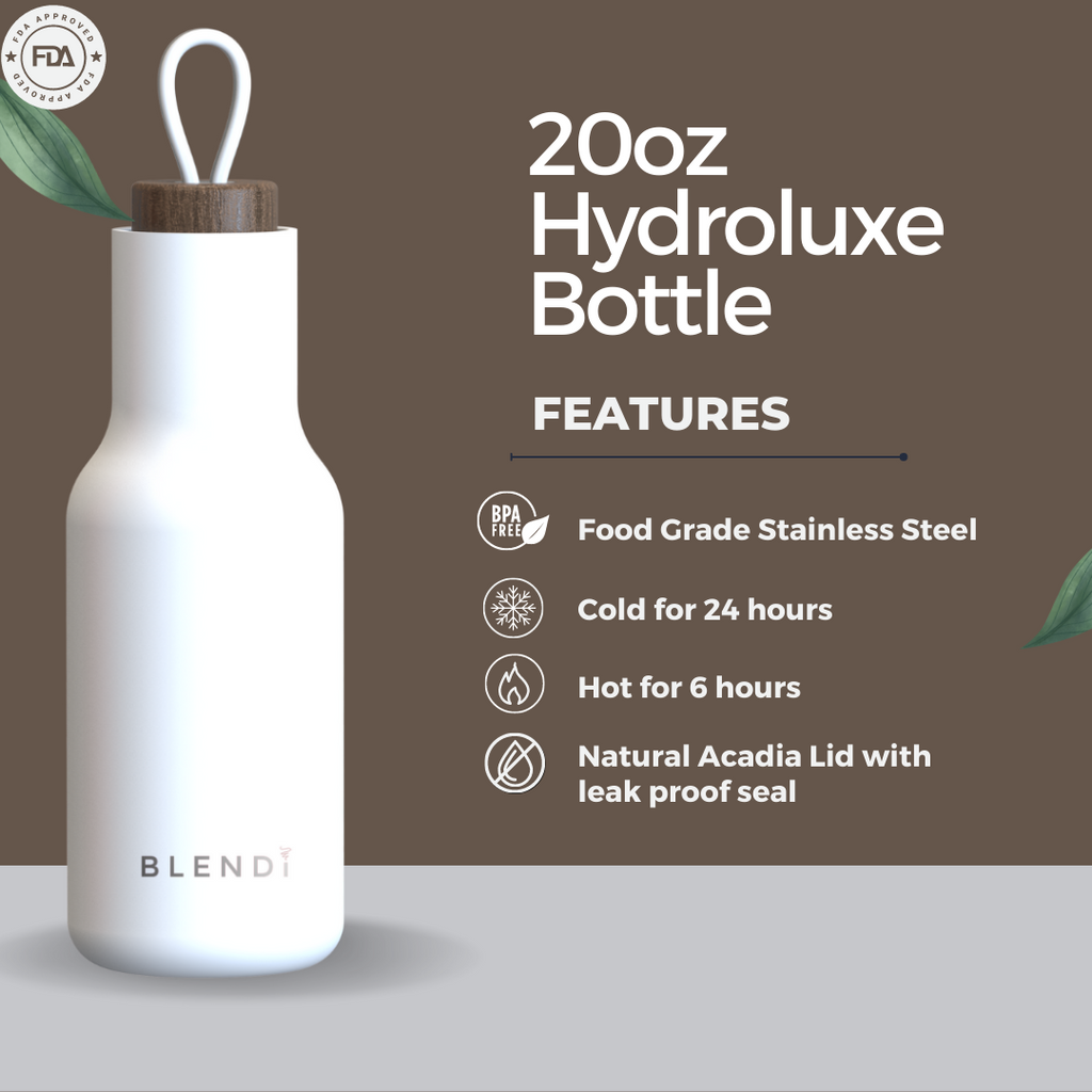 Hydroluxe Tumbler Water Bottle 20oz – BLENDi, view 6