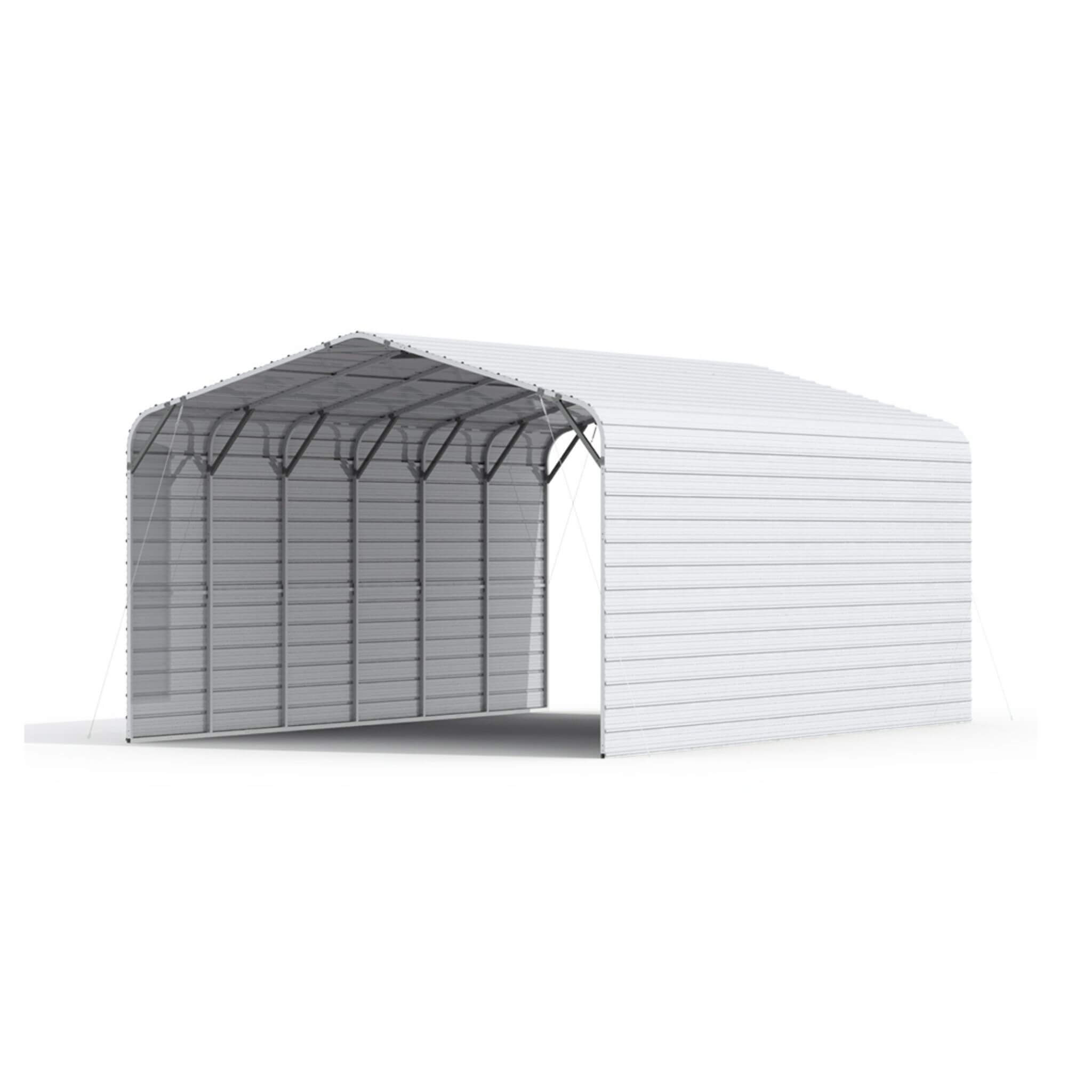 [20X30FT] Alora Heavy-Duty Outdoor Galvanized Steel Carport (SAK21596) – SAKSBY WHOLESALE, view 6
