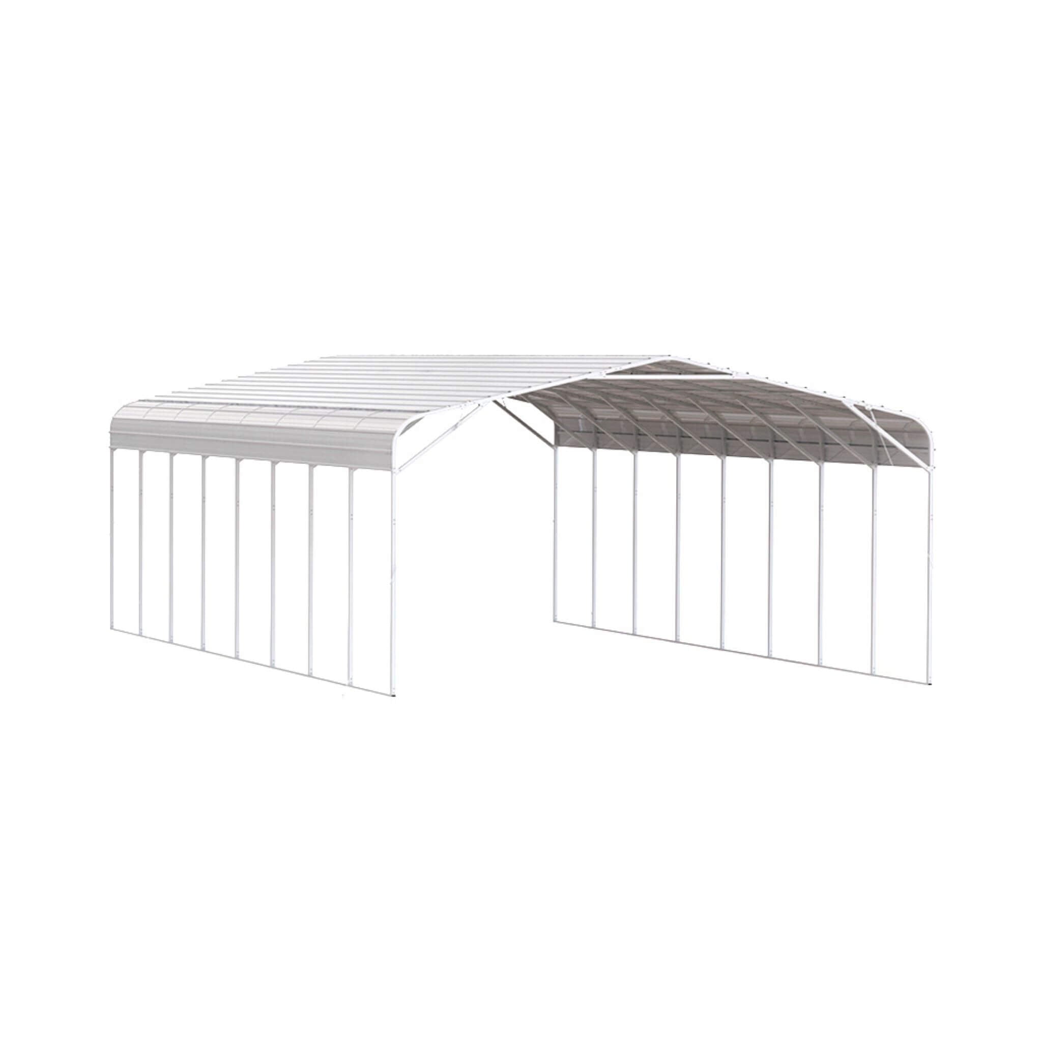 [20X40FT] Alora Heavy-Duty Outdoor High-Clearance Metal Carport (SAK67509) – SAKSBY WHOLESALE, view 4
