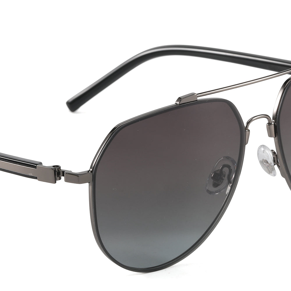OHO's OHO's MONTAGE Sunglasses (Color Variant 2) — Layered Montage Silhouette — OHO's branding close-up