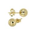 BodyCandy Solid 14K Yellow Gold 6mm Ball Stud Earrings — main product shot