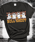 A Blessed Texas Mess Boutique BOO Ghost Bulls Sheet Farmlife Halloween Comfort Colors — main product shot