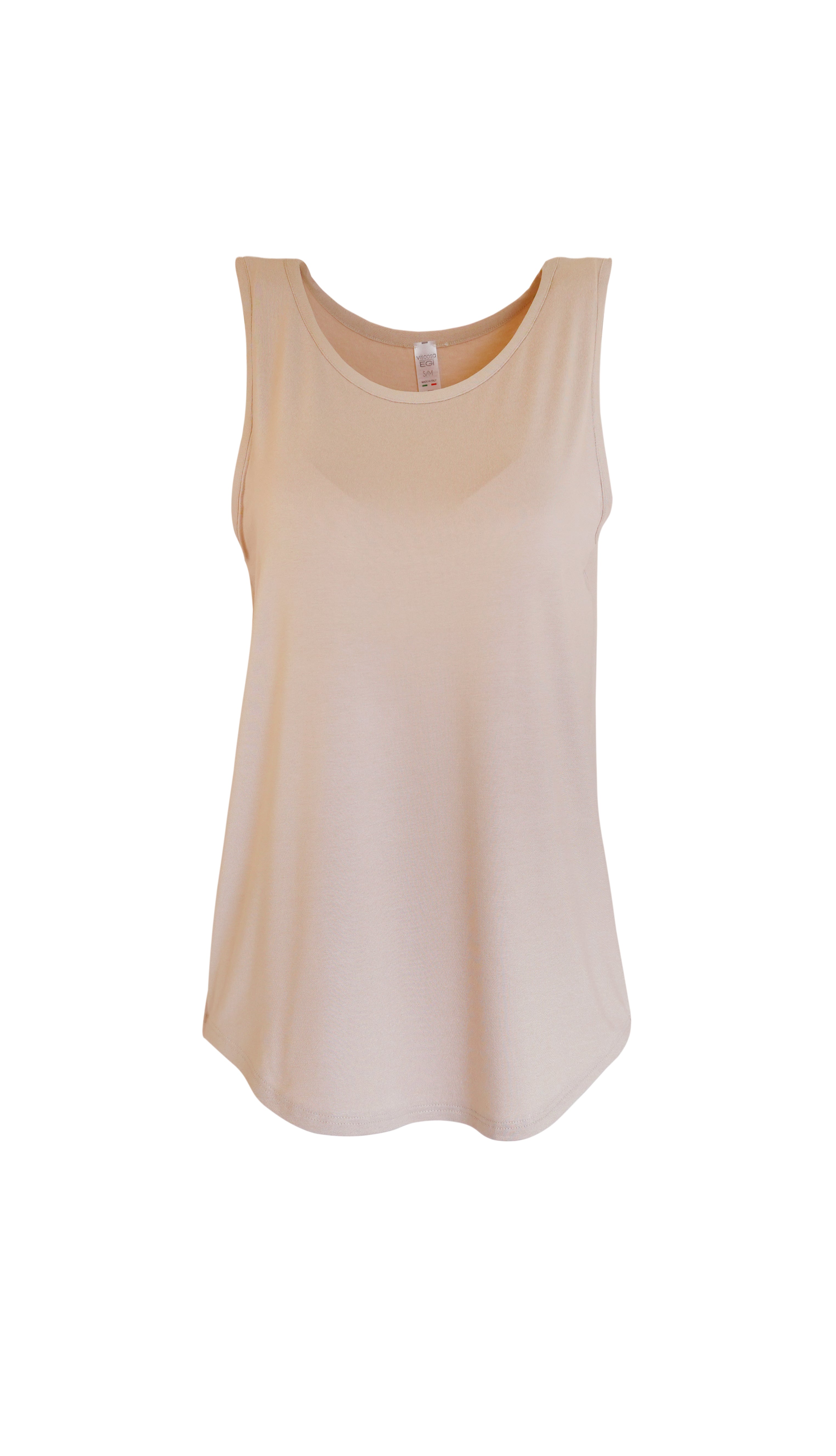 tittimitti EGI Luxury Viscose Women's Tank Top. Proudly Made in Italy. — side view