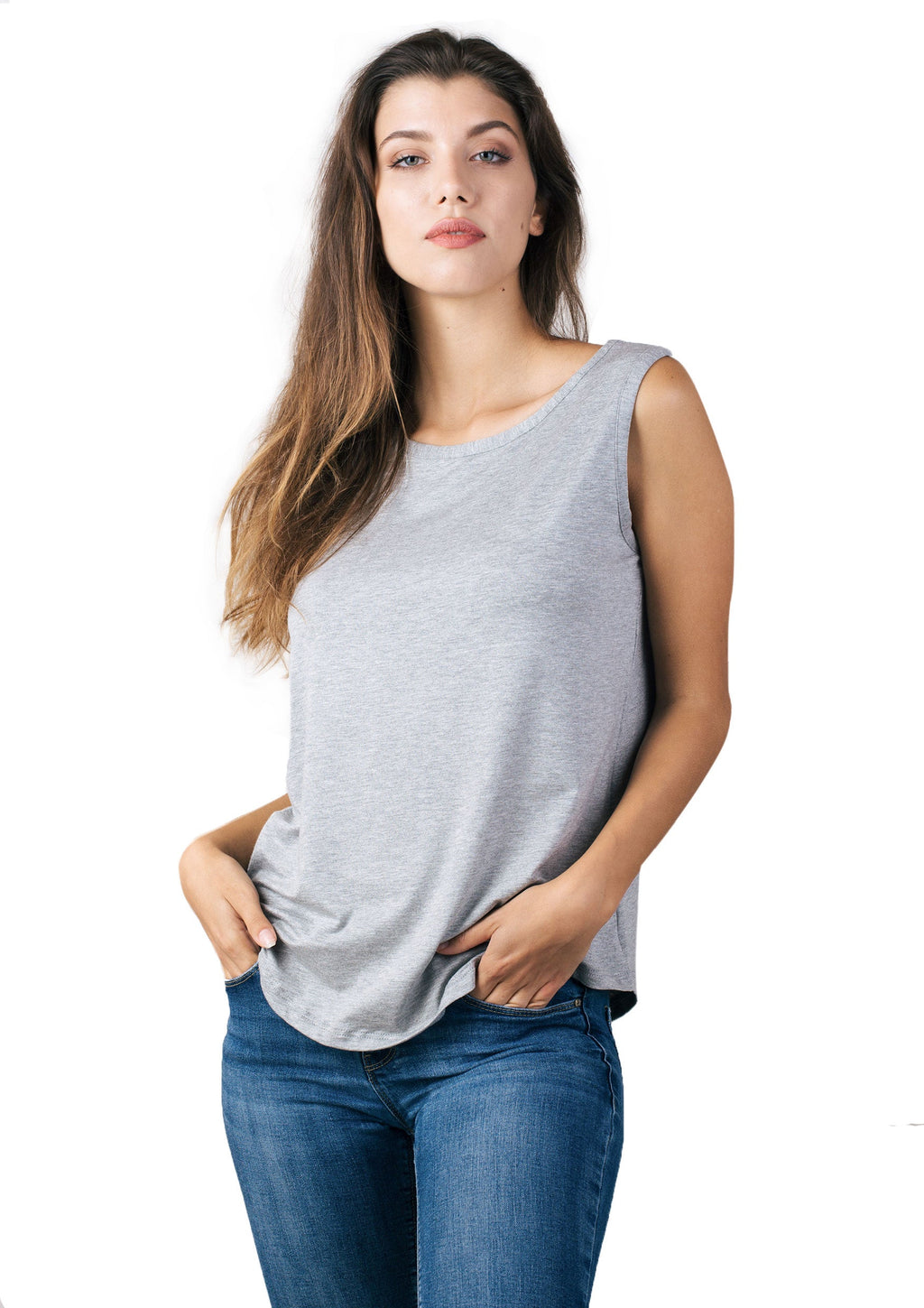 tittimitti EGI Luxury Viscose Women's Tank Top. Proudly Made in Italy. — main product shot