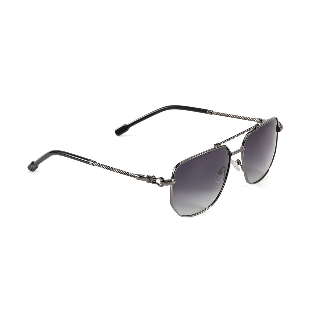 OHO's OHO's HORIZON Sunglasses (Color Variant 3) — Oversized Cat-Eye — OHO's branding close-up