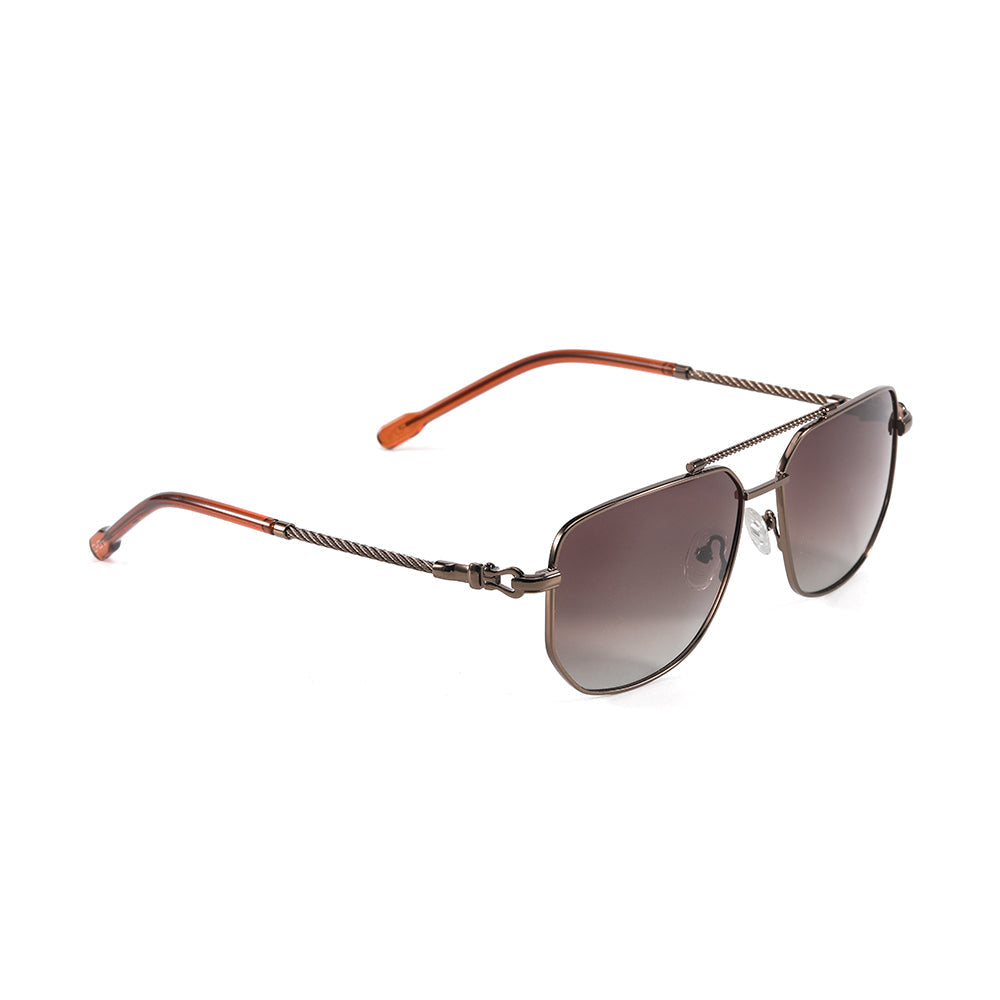 OHO's OHO's HORIZON Sunglasses (Color Variant 2) — Oversized Cat-Eye — OHO's branding close-up
