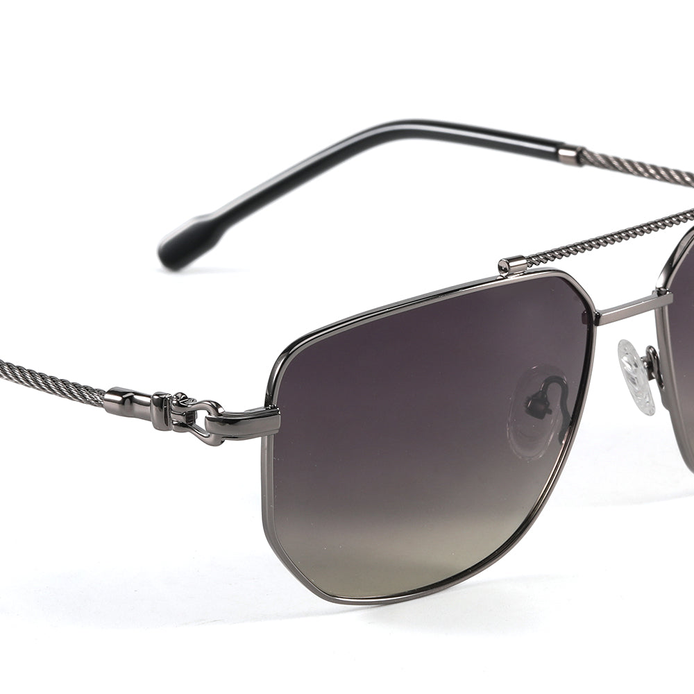OHO's OHO's HORIZON Sunglasses — Oversized Cat-Eye — OHO's branding close-up