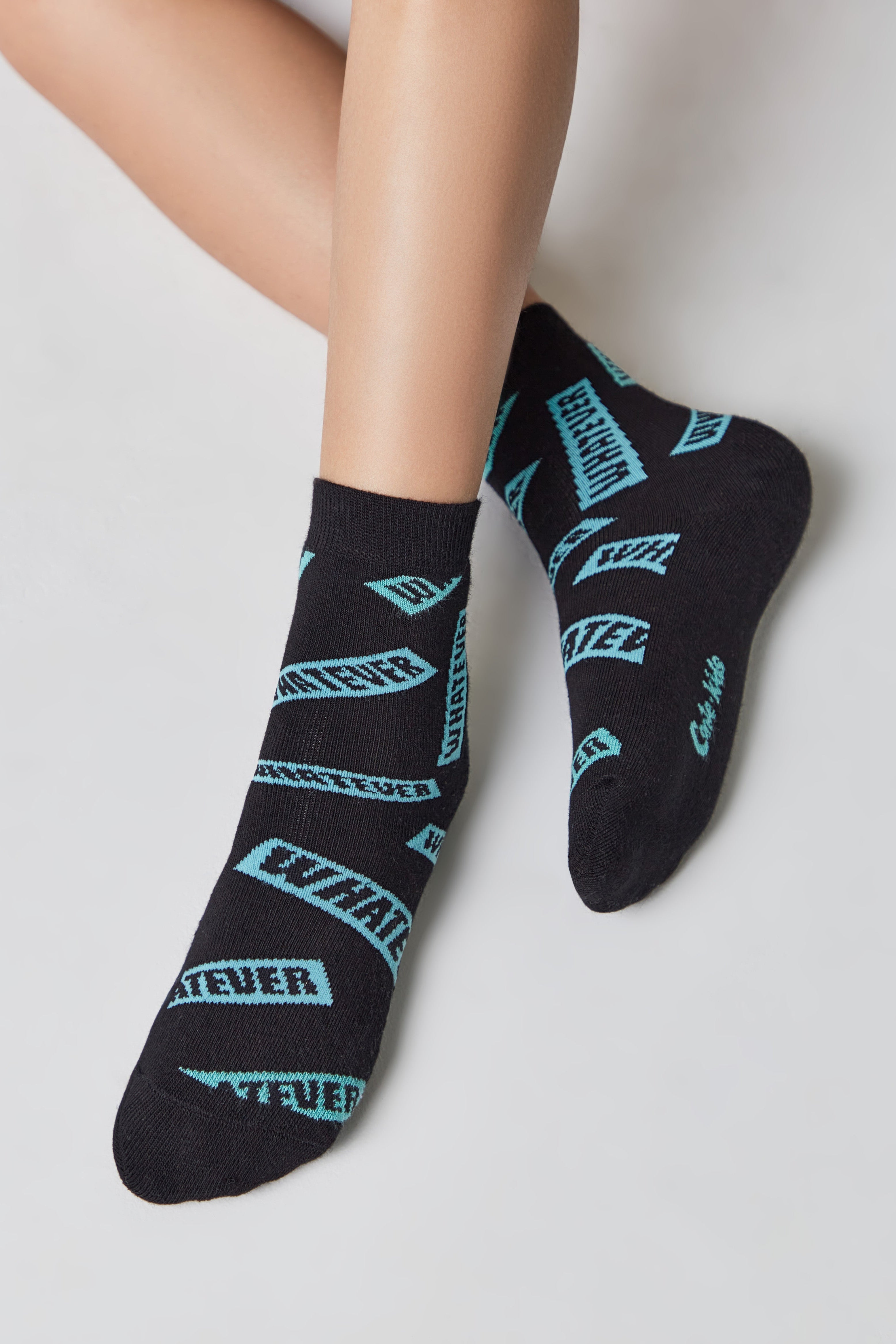 TheRanok.com Conte-Kids Cotton Terry Socks - Sof-Tiki 596 — in-use photo