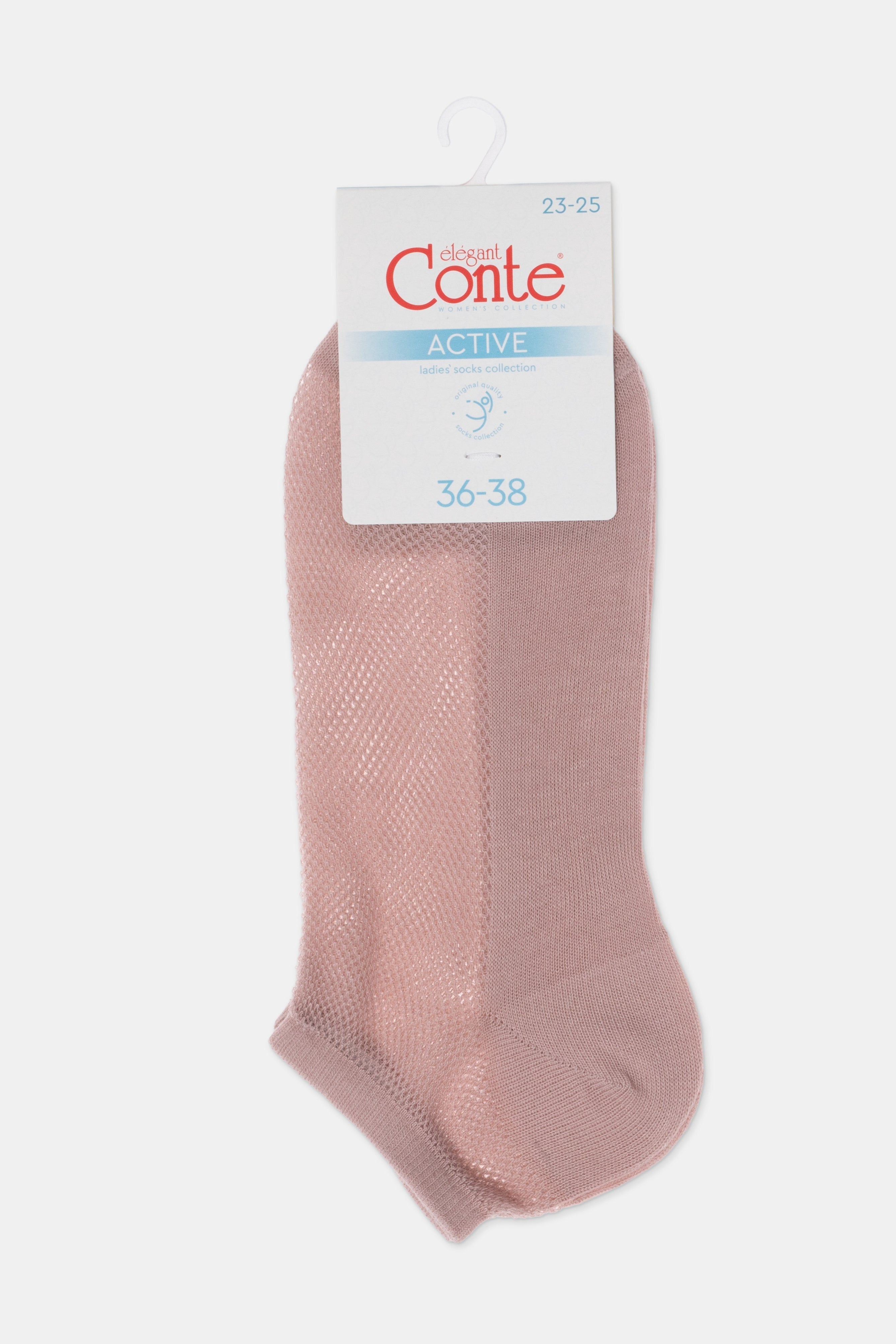 TheRanok.com Cotton Ankle Socks Conte Active - Mesh 277 — detail close-up