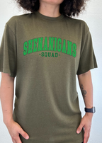Spun Bamboo Shenanigans Squad Unisex Bamboo/Cotton Graphic T-Shirt — in-use photo