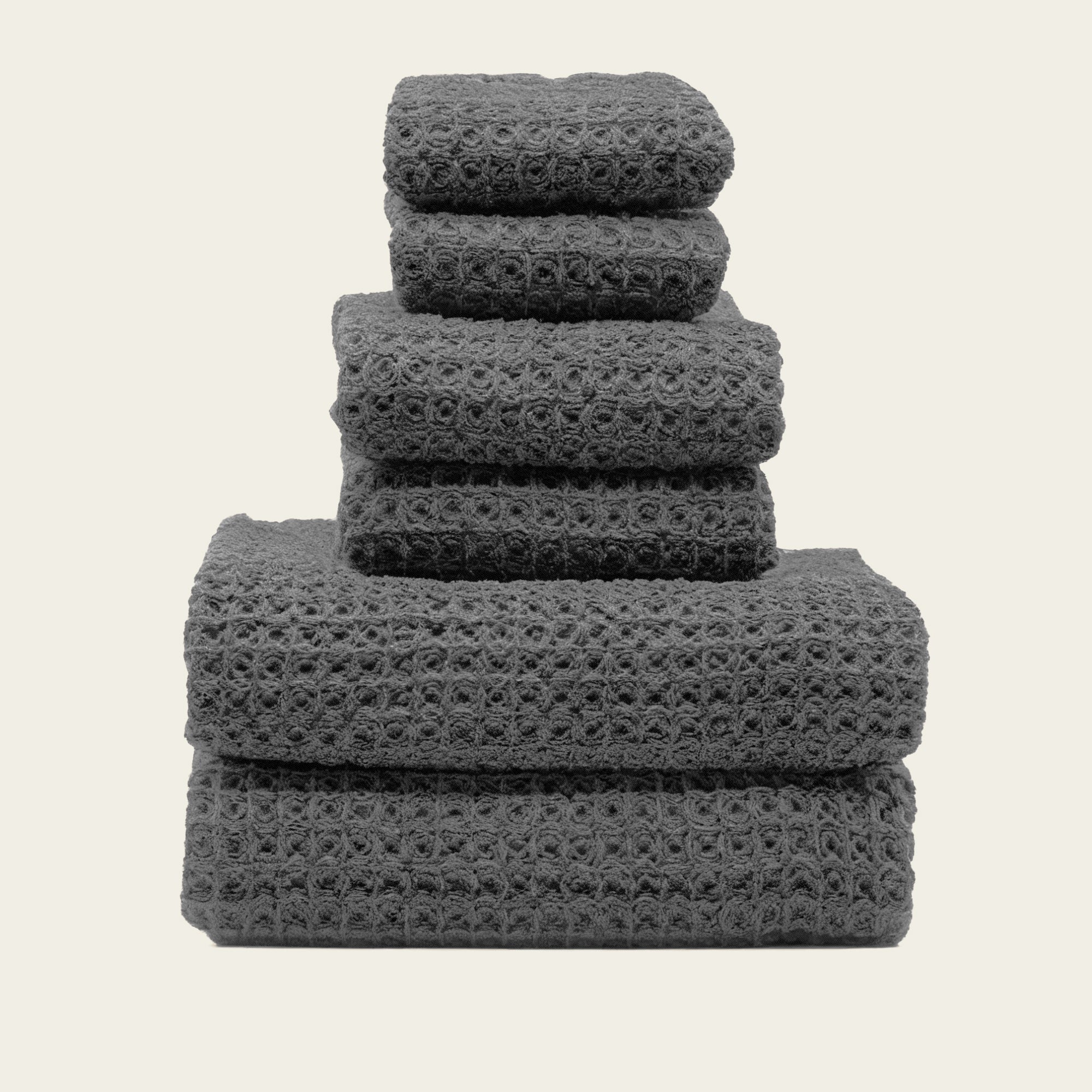 Italic Sedona Waffle Towels — construction craftsmanship close-up